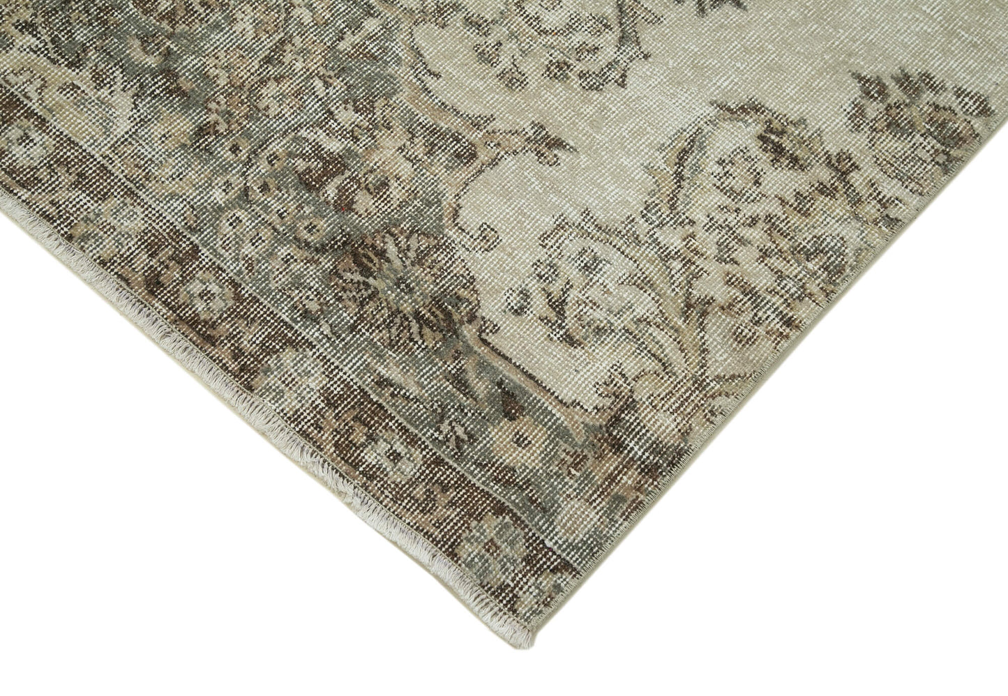 3x10 Beige Overdyed Runner Rug - 37079