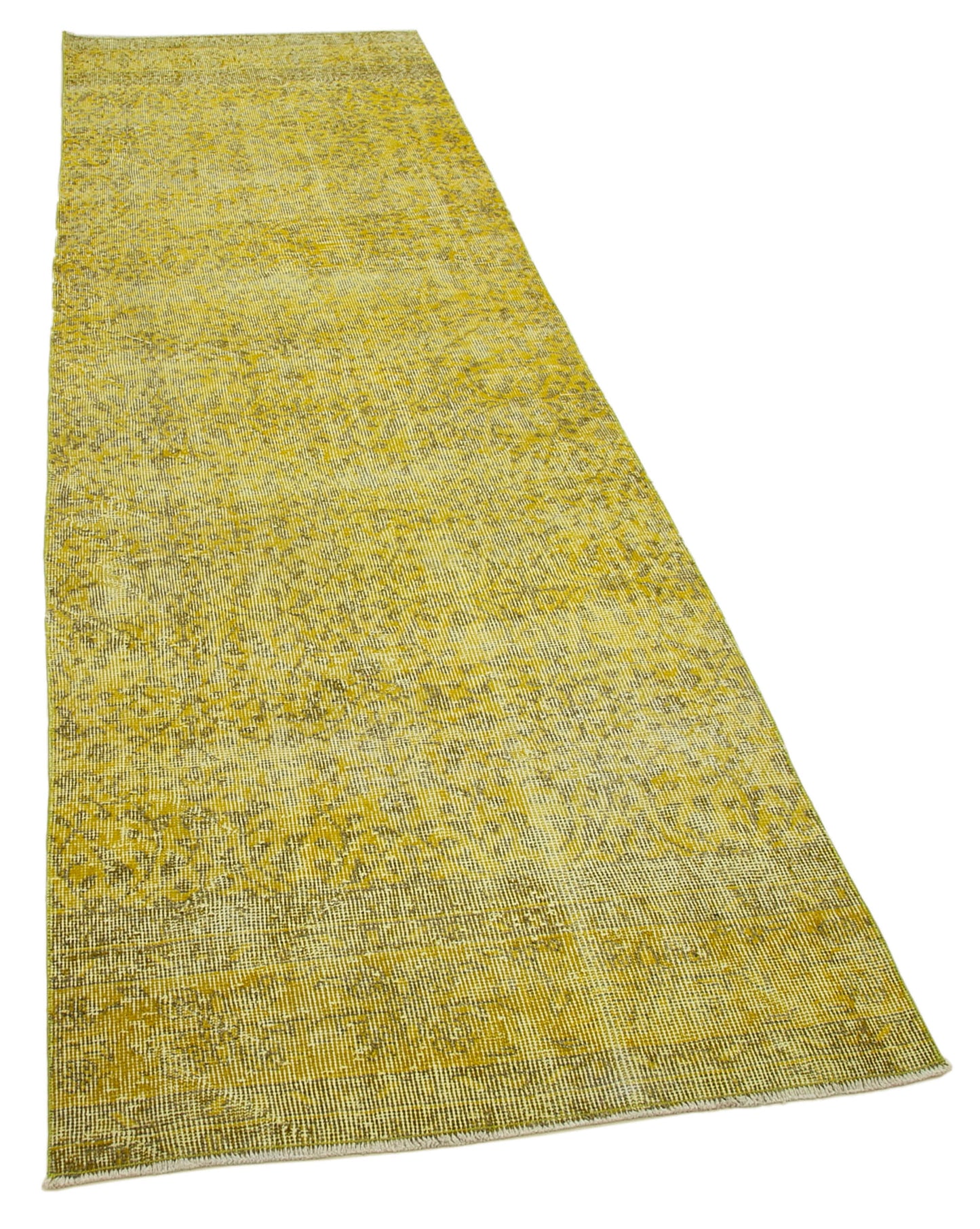 3x10 Yellow Overdyed Runner Rug - 37100