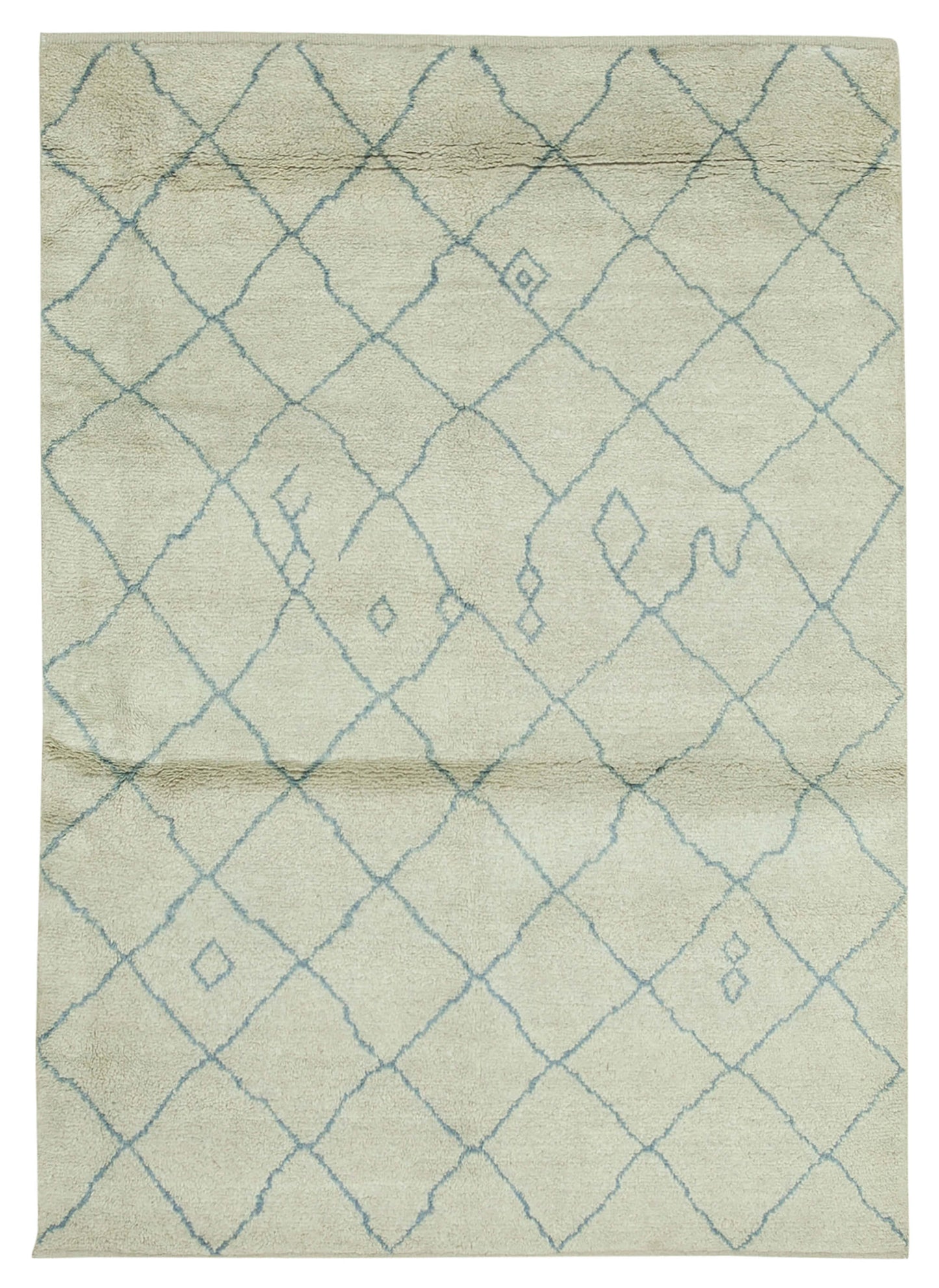 5x7 Beige Moroccan Rug - 37325