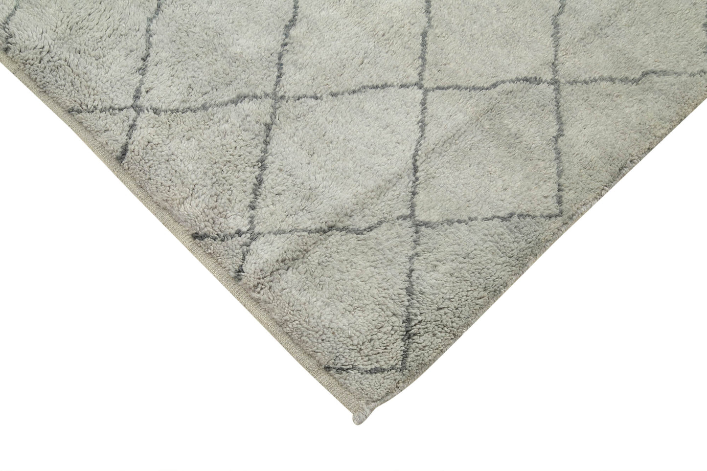 5x7 Grey Moroccan Rug - 37328