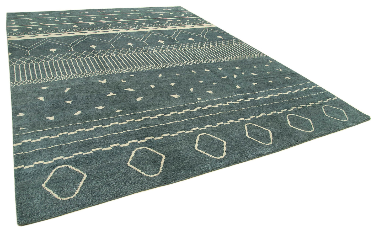 10x14 Blue Moroccan Rug - 37407