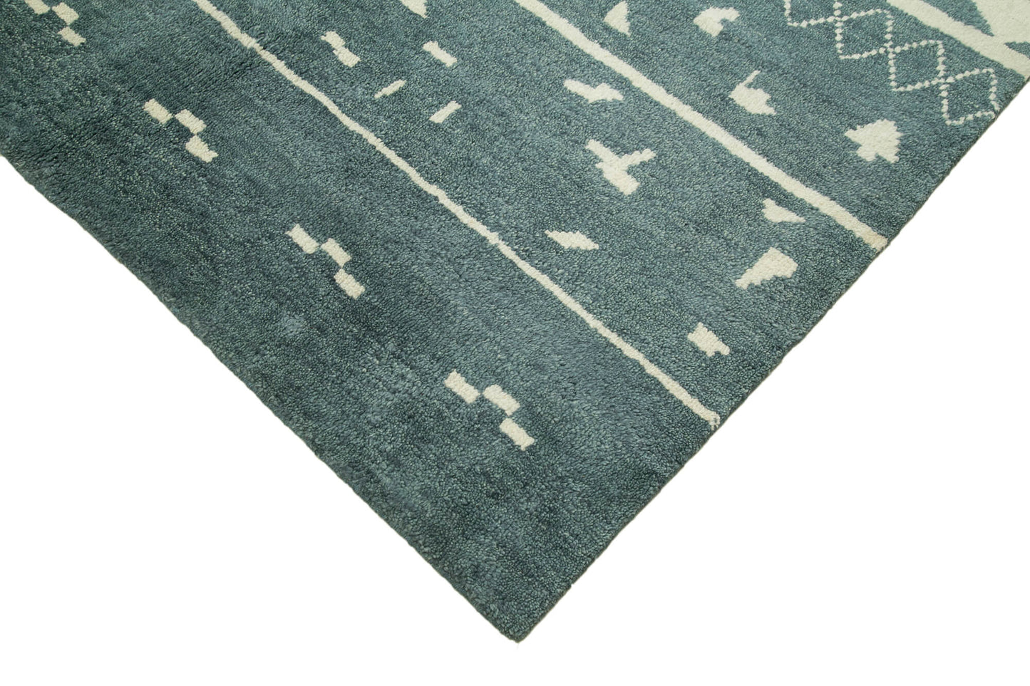 10x14 Blue Moroccan Rug - 37407