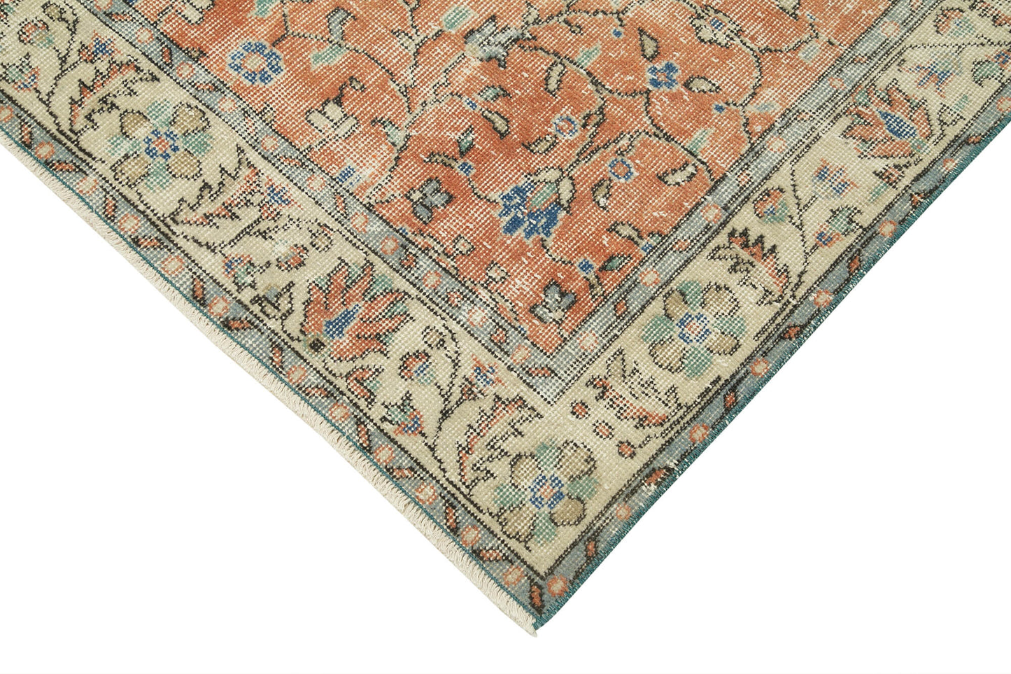 4x7 Red Overdyed Rug - 37471