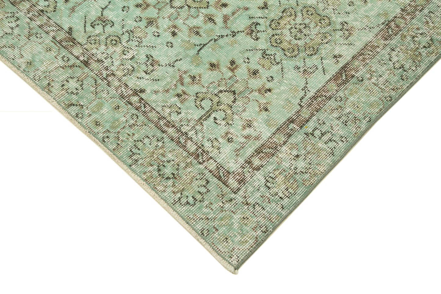 3x6 Green Overdyed Rug - 37487