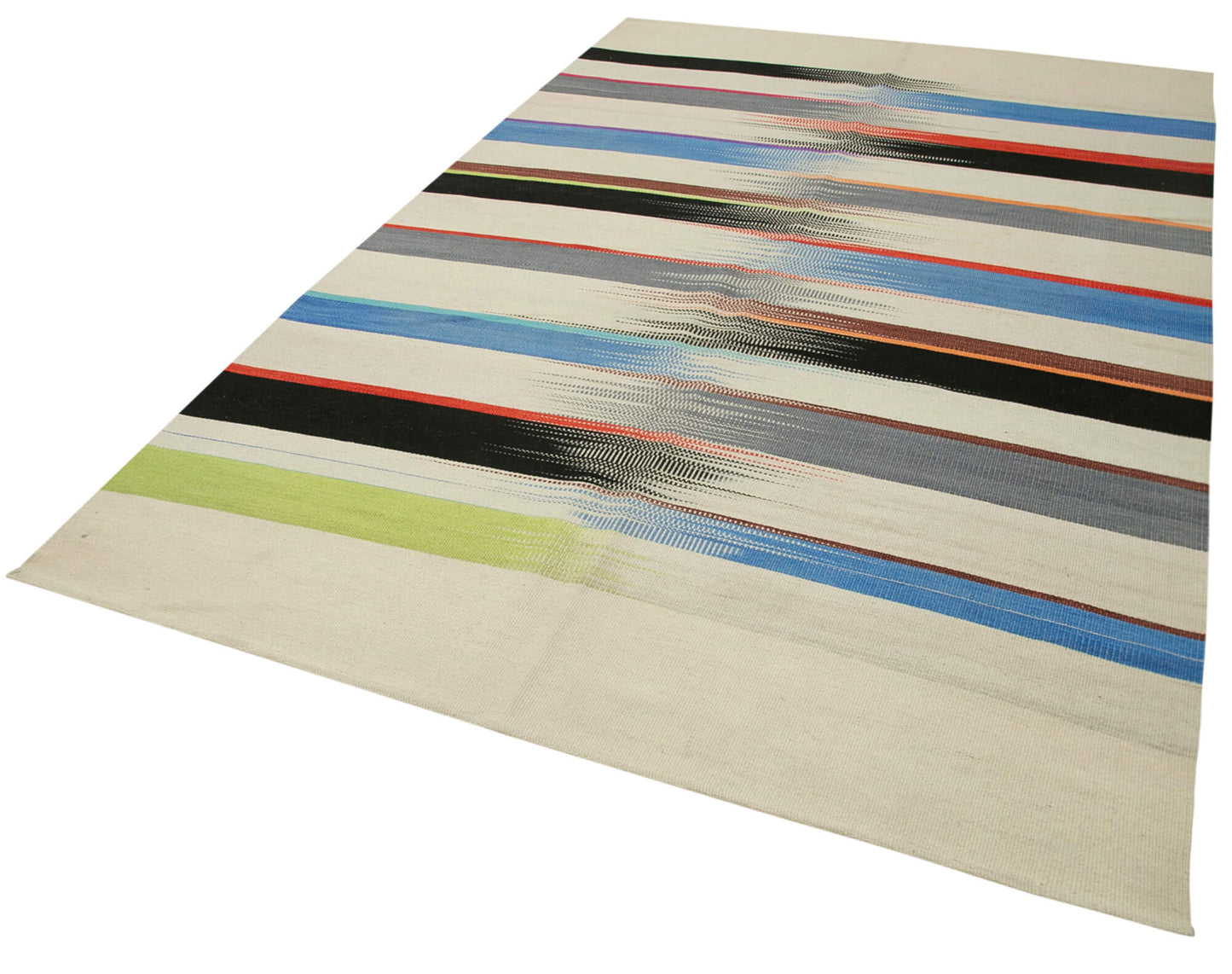 6x9 Multicolor Contemporary Kilim Rug - 37514