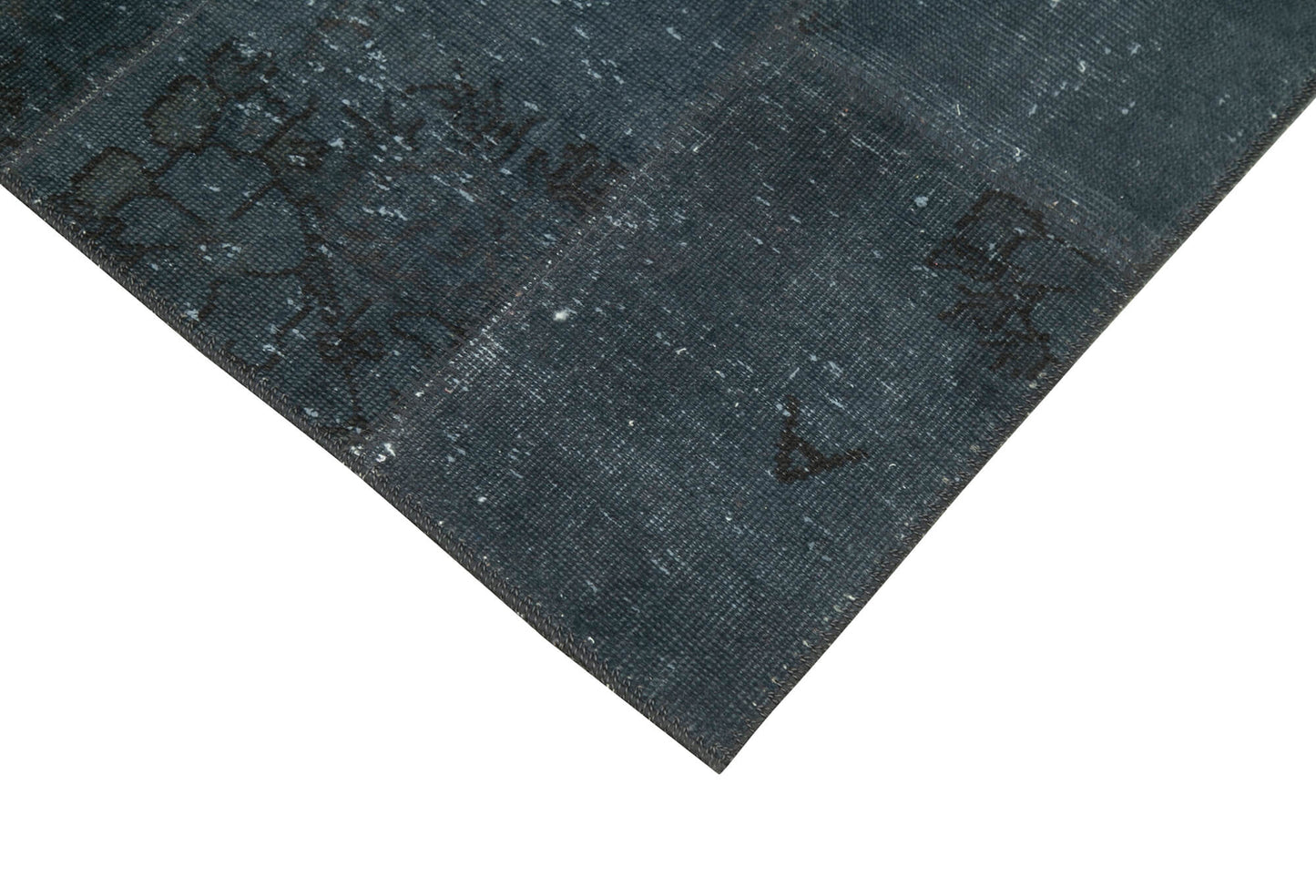 3x7 Grey Patchwork Runner Rug - 37634