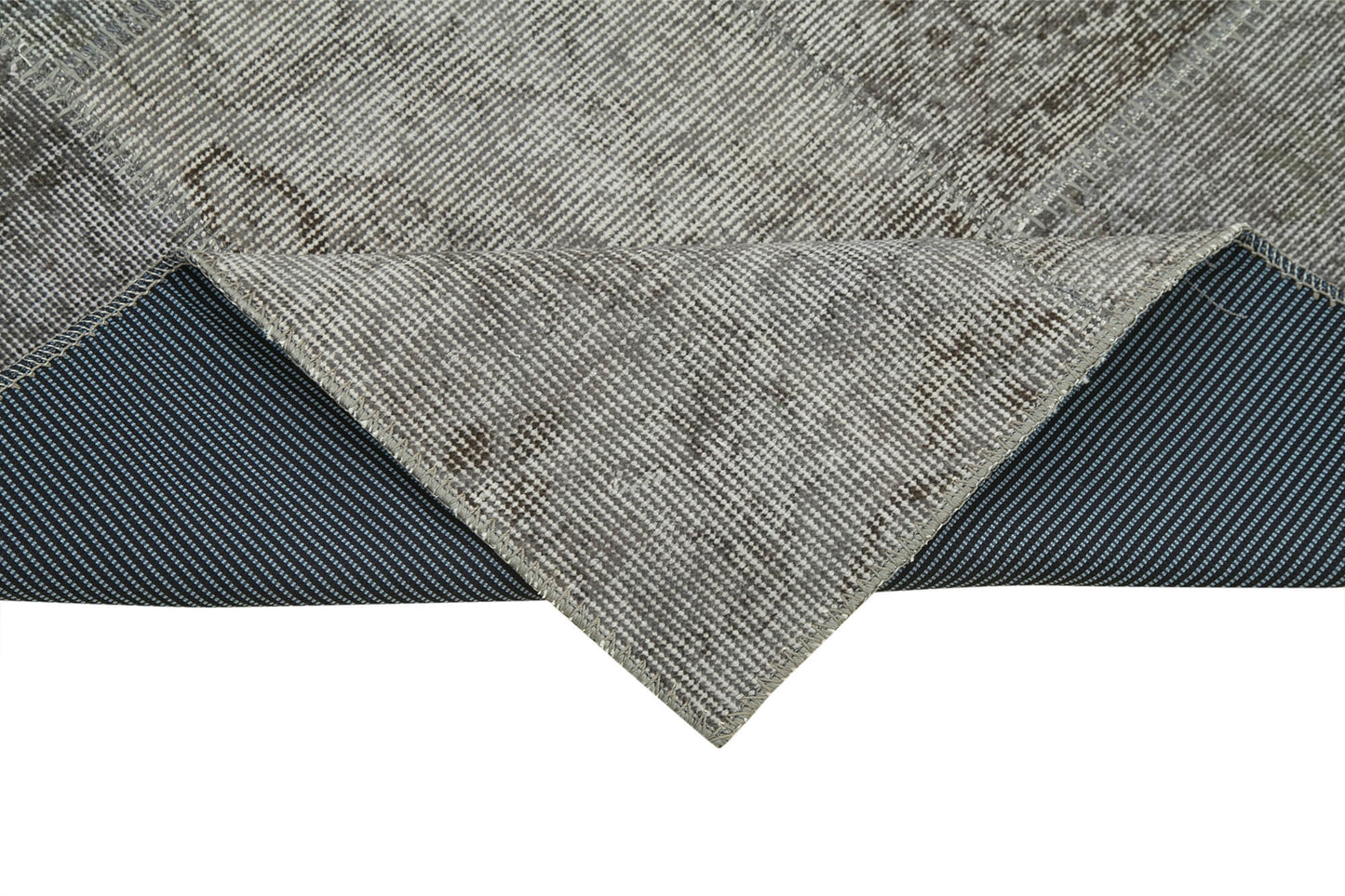 3x7 Grey Patchwork Runner Rug - 37637