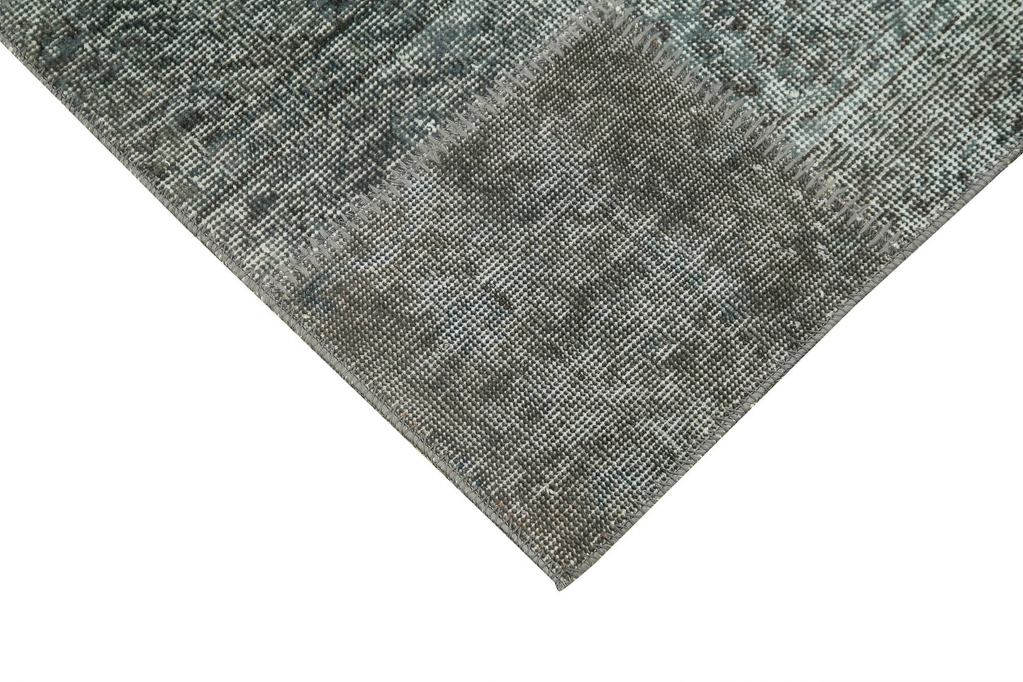 3x7 Grey Patchwork Runner Rug - 37643
