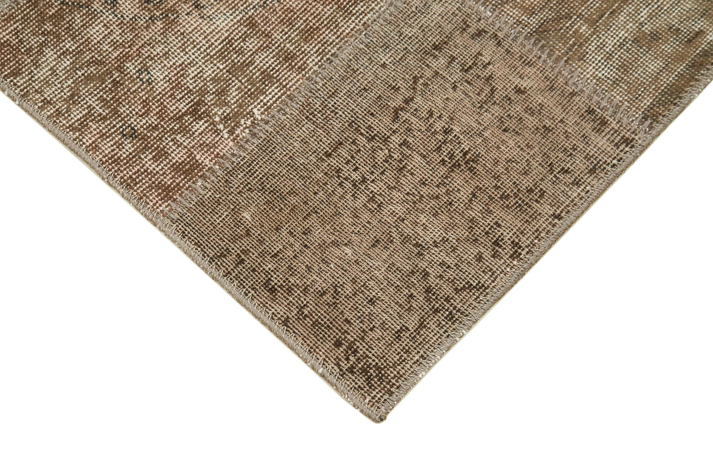 3x10 Brown Patchwork Runner Rug - 37664