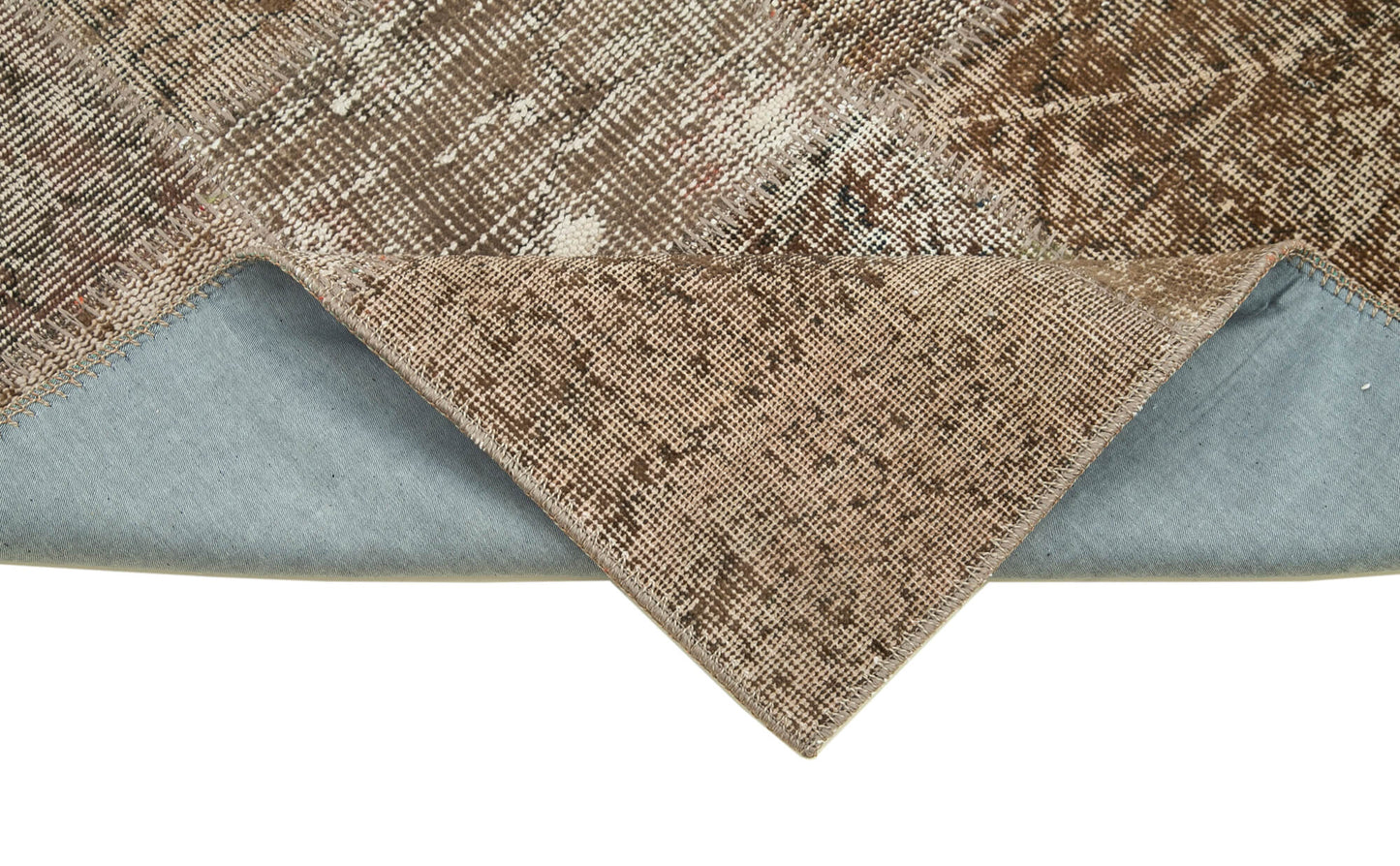 3x10 Brown Patchwork Runner Rug - 37664