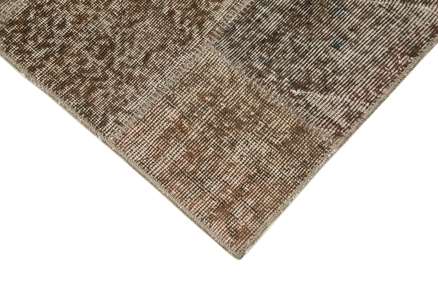 3x10 Brown Patchwork Runner Rug - 37669