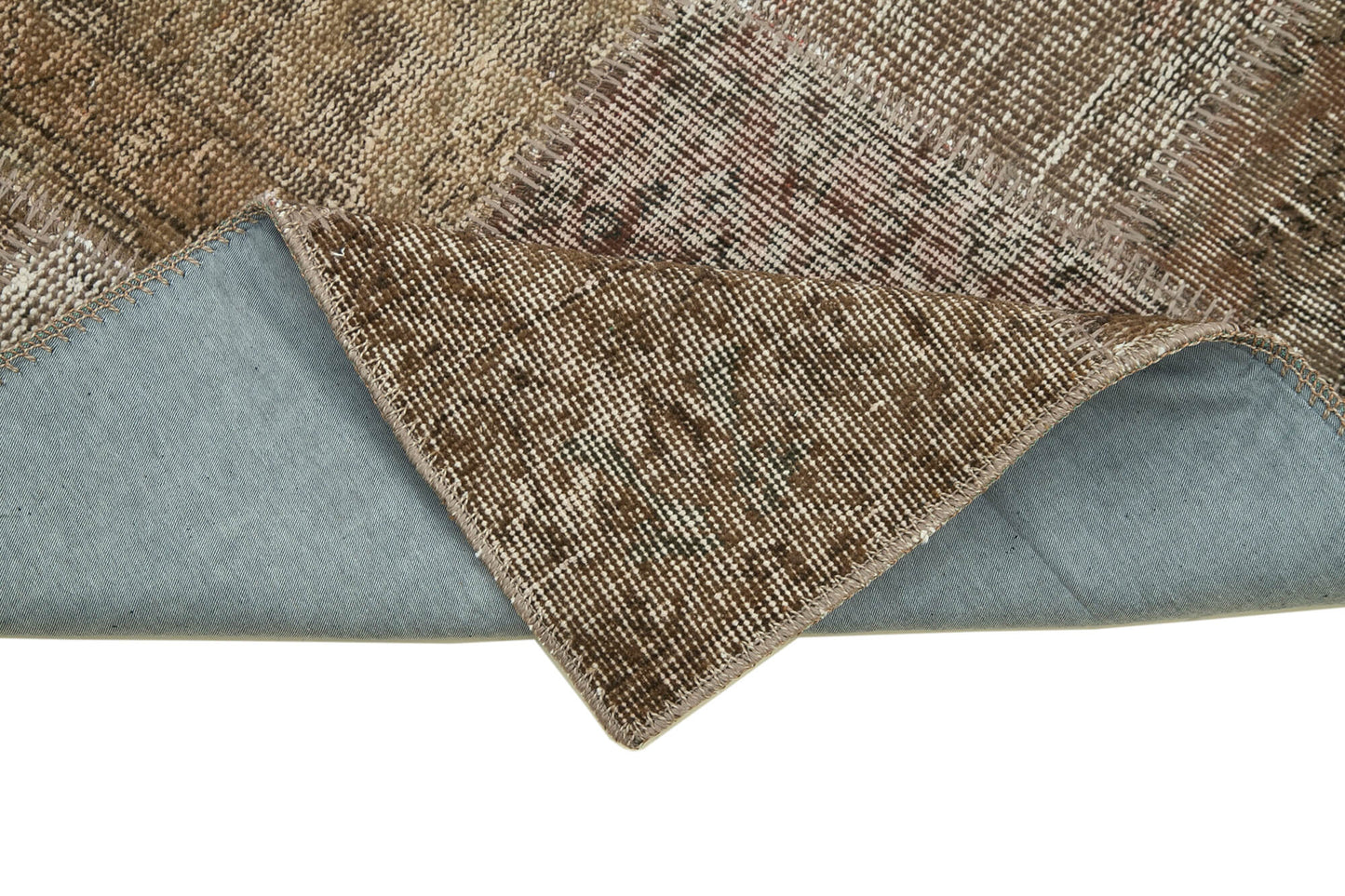 3x10 Brown Patchwork Runner Rug - 37669