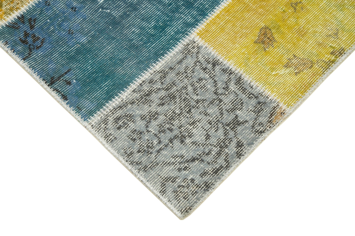 3x10 Multicolor Patchwork Runner Rug - 37731