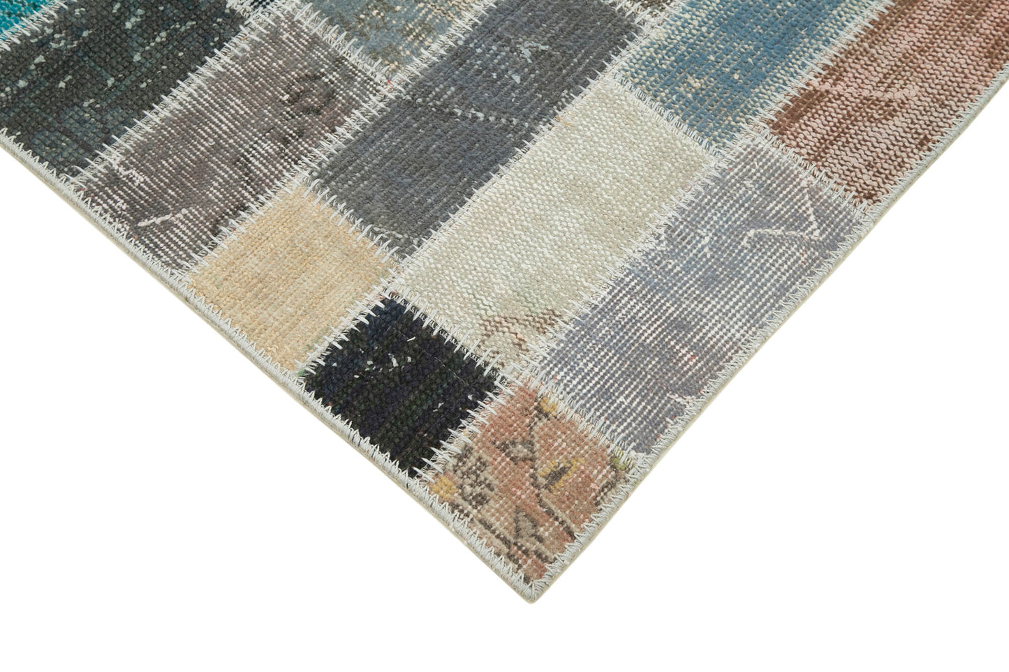 3x10 Multicolor Patchwork Runner Rug - 37758