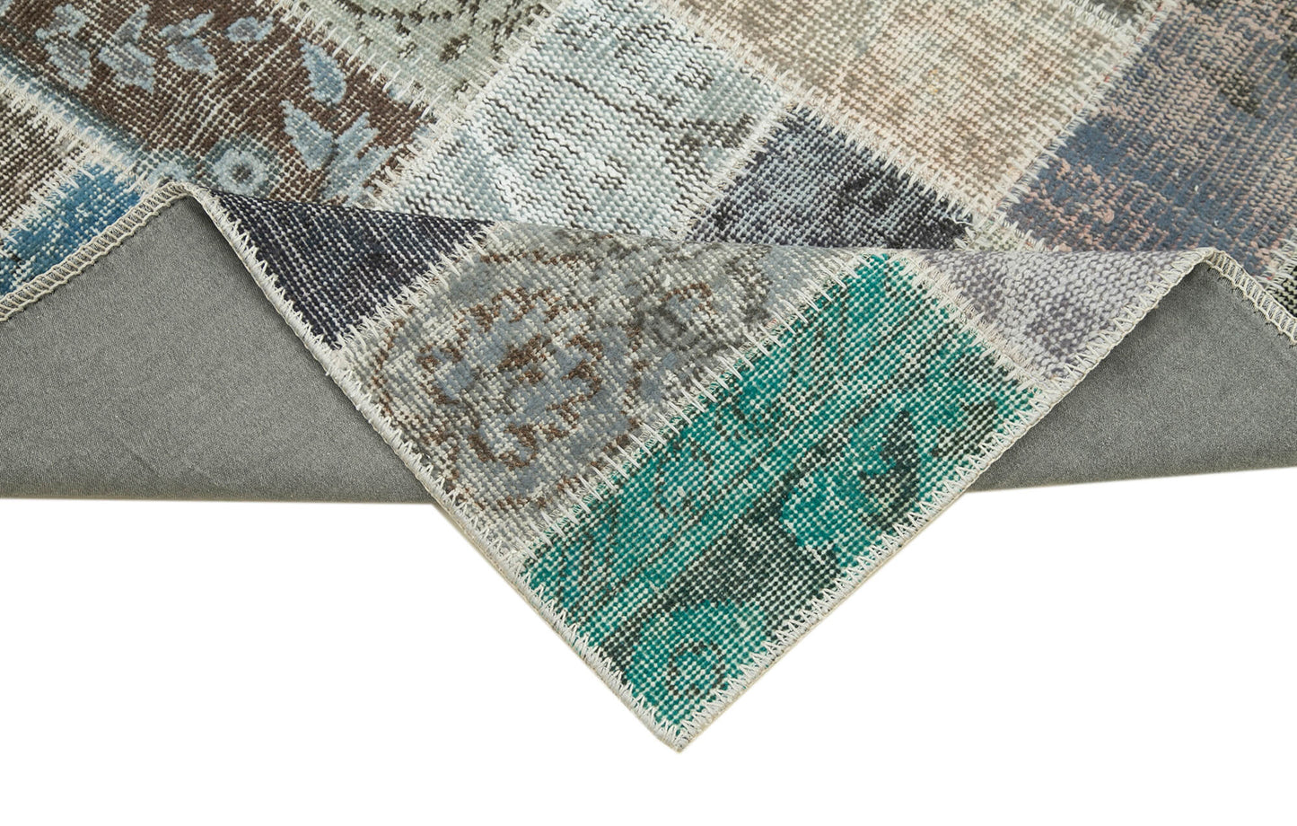 3x10 Multicolor Patchwork Runner Rug - 37773