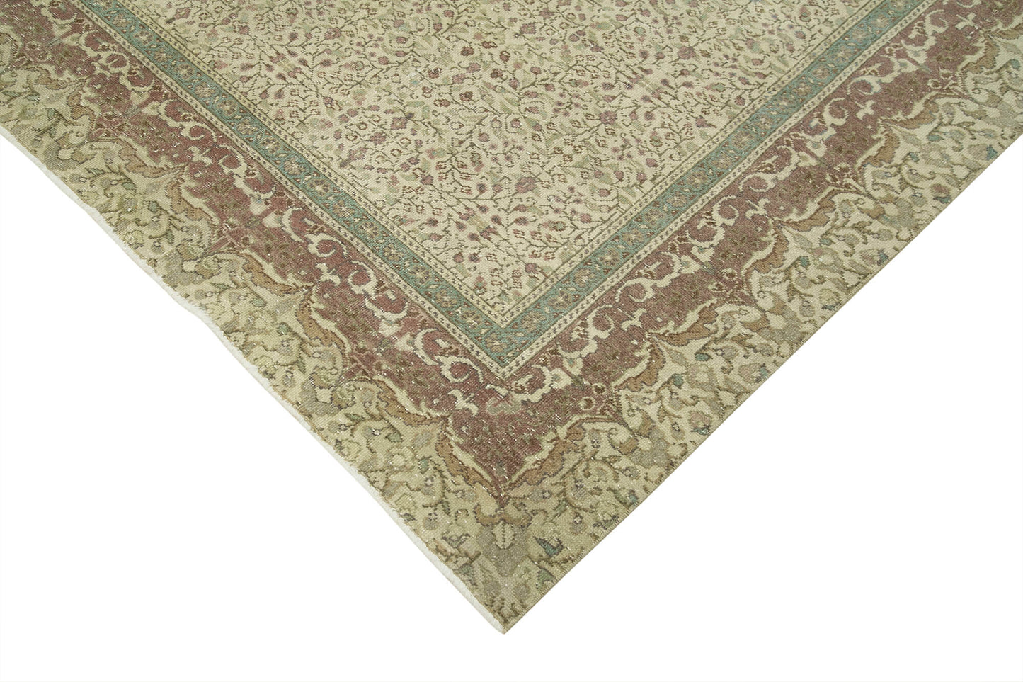 6x10 Beige Vintage Rug - 37864