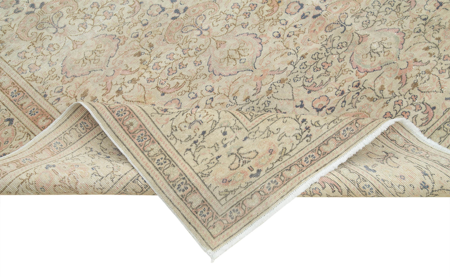 7x10 Beige Vintage Rug - 37914