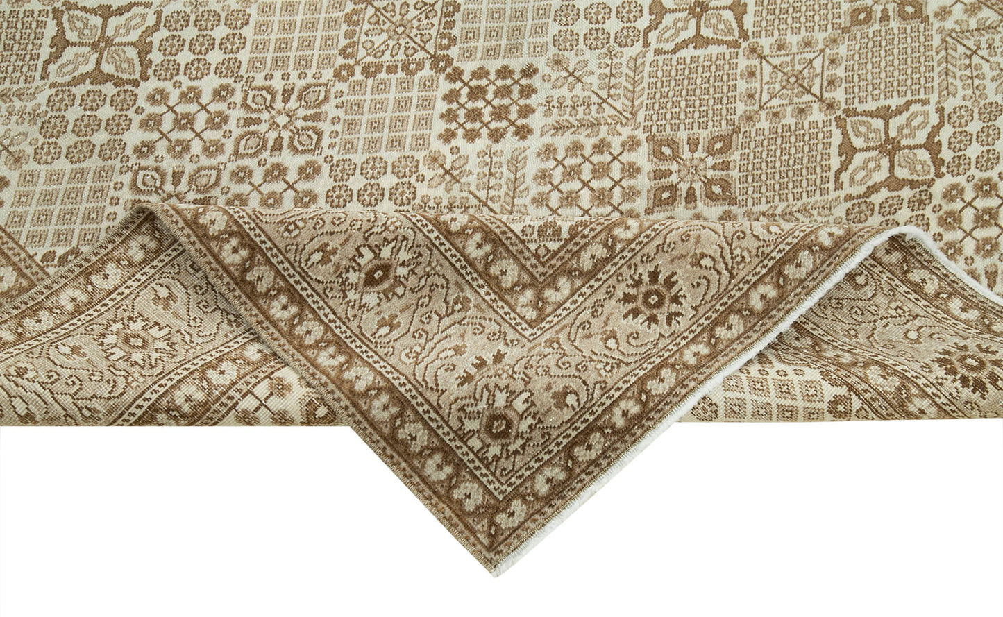 5x7 Beige Vintage Rug - 37924