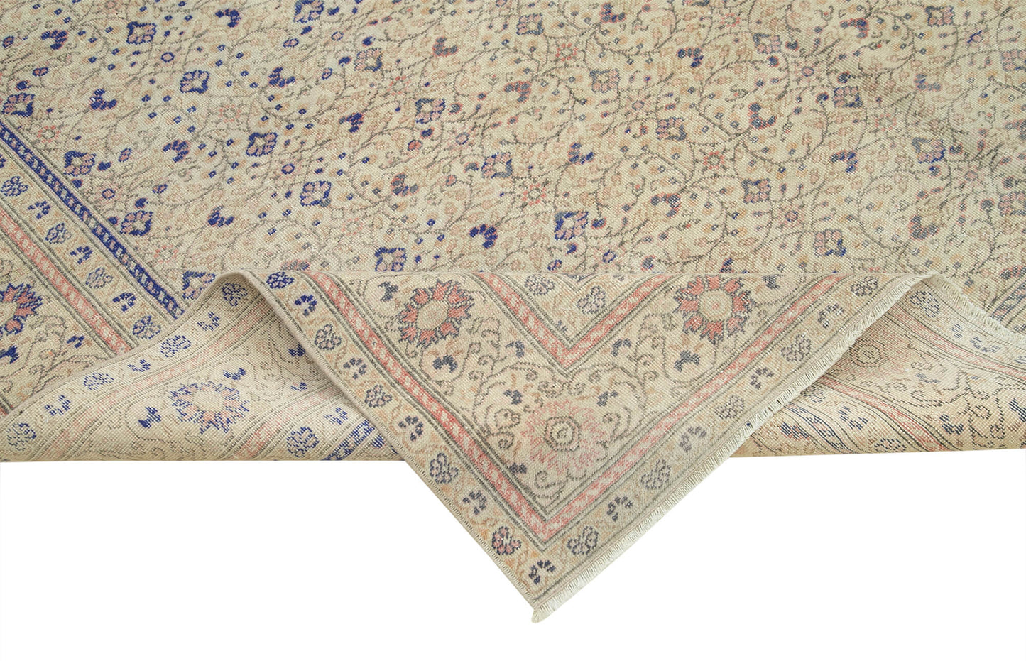 6x9 Beige Vintage Rug - 37925