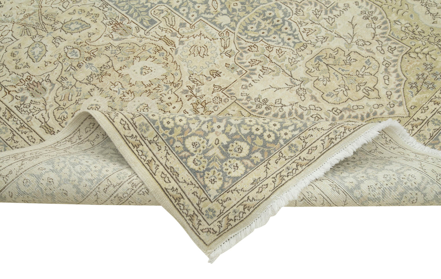 7x10 Beige Vintage Rug - 37939