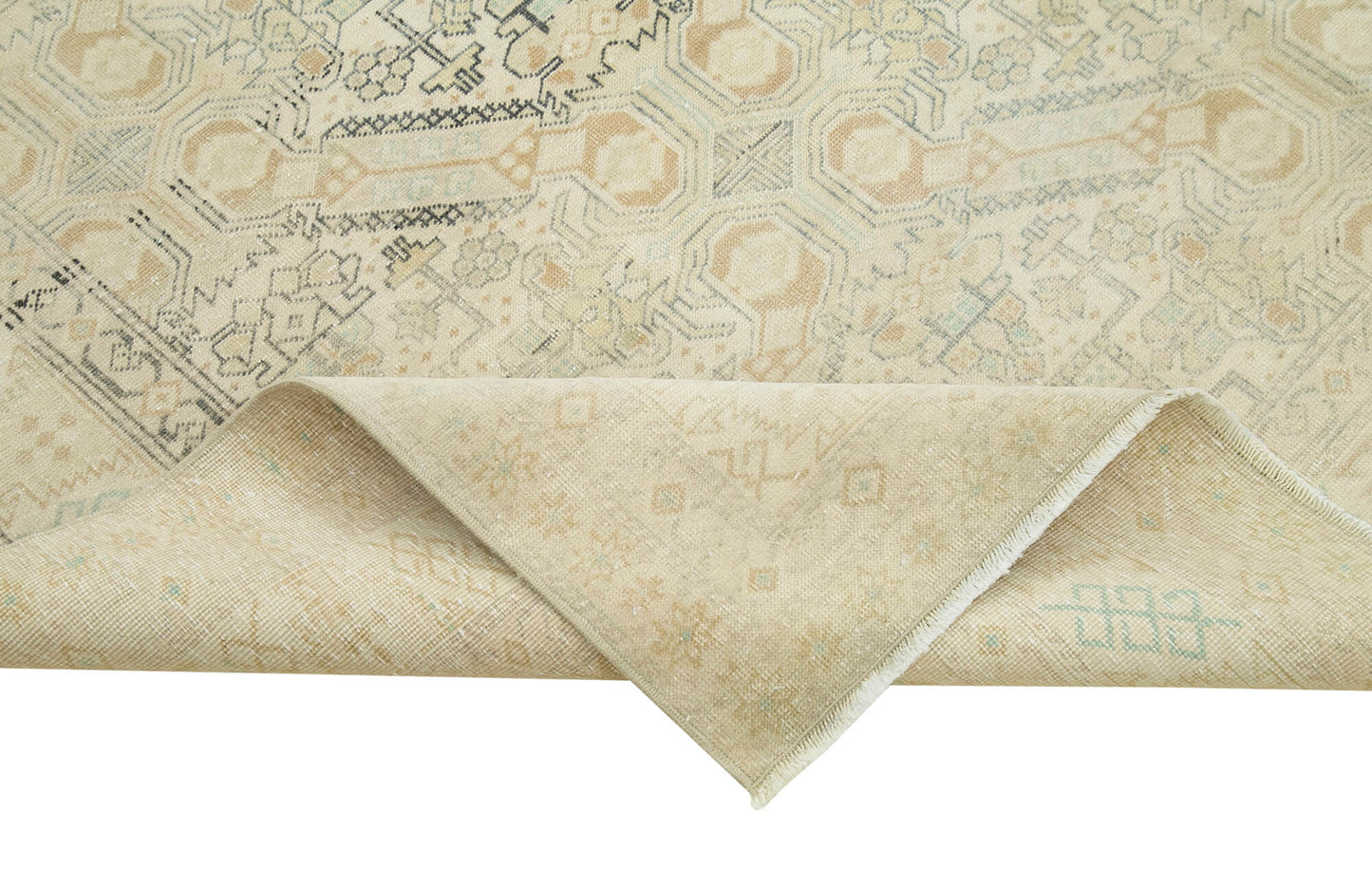 6x9 Beige Vintage Rug - 37950