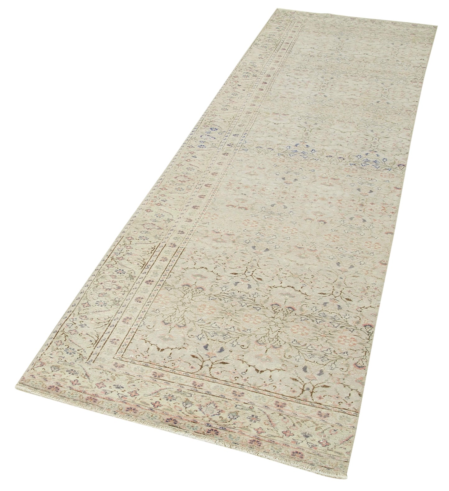 3x9 Beige Vintage Rug - 37980