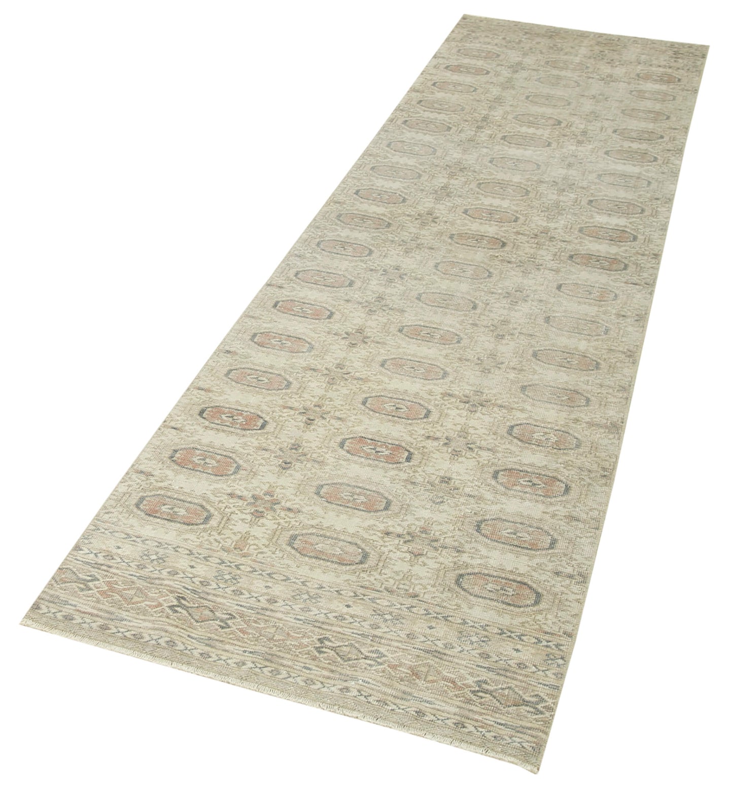 2x9 Beige Vintage Rug - 37981