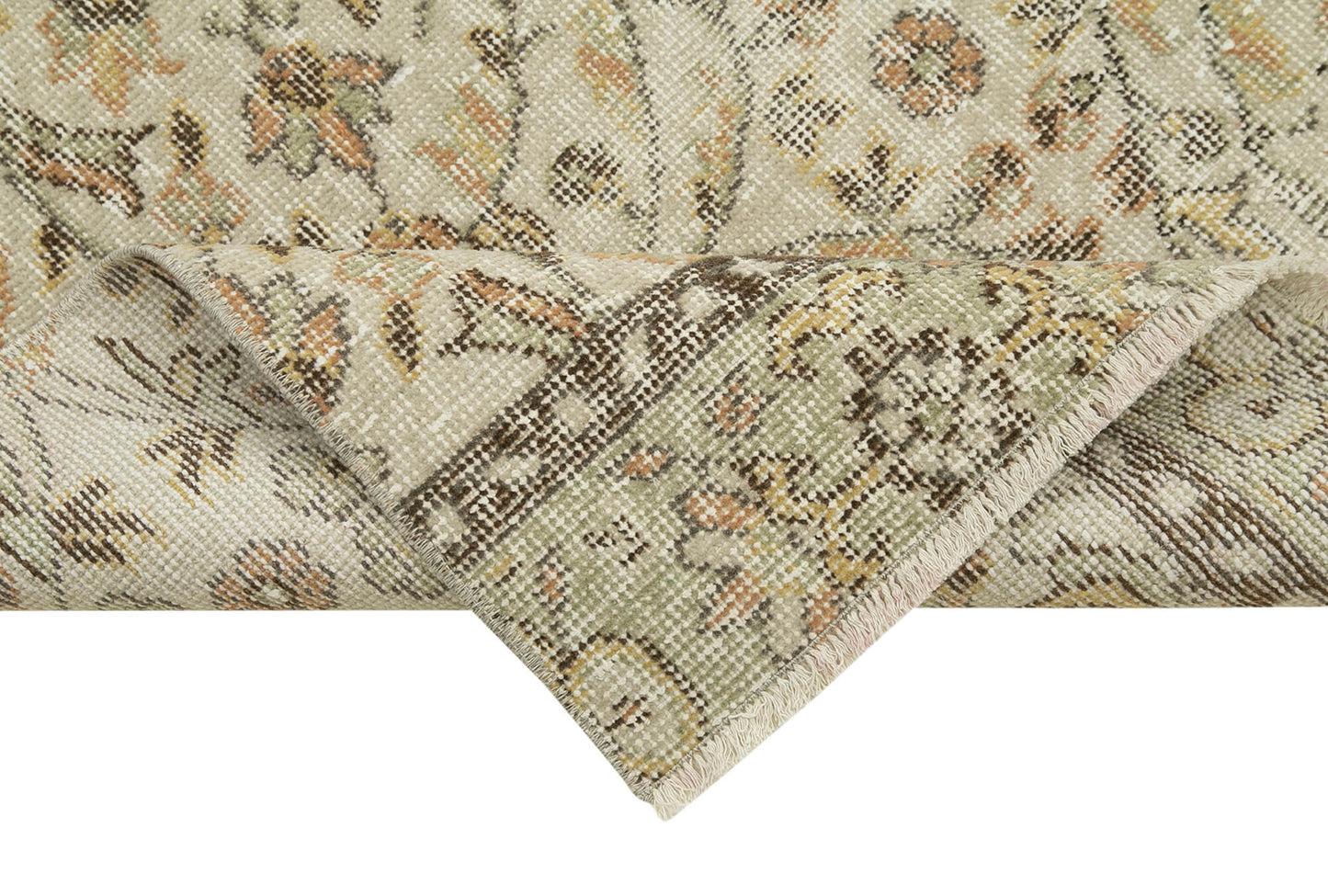 3x9 Beige Overdyed Runner Rug - 38176