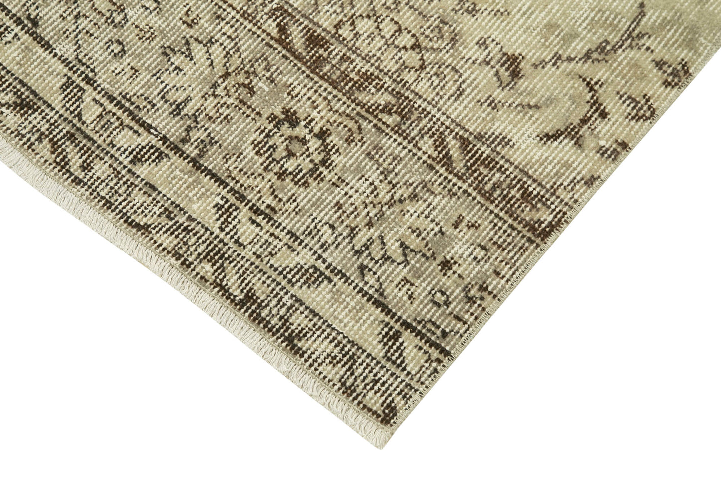 3x10 Beige Overdyed Runner Rug - 38180