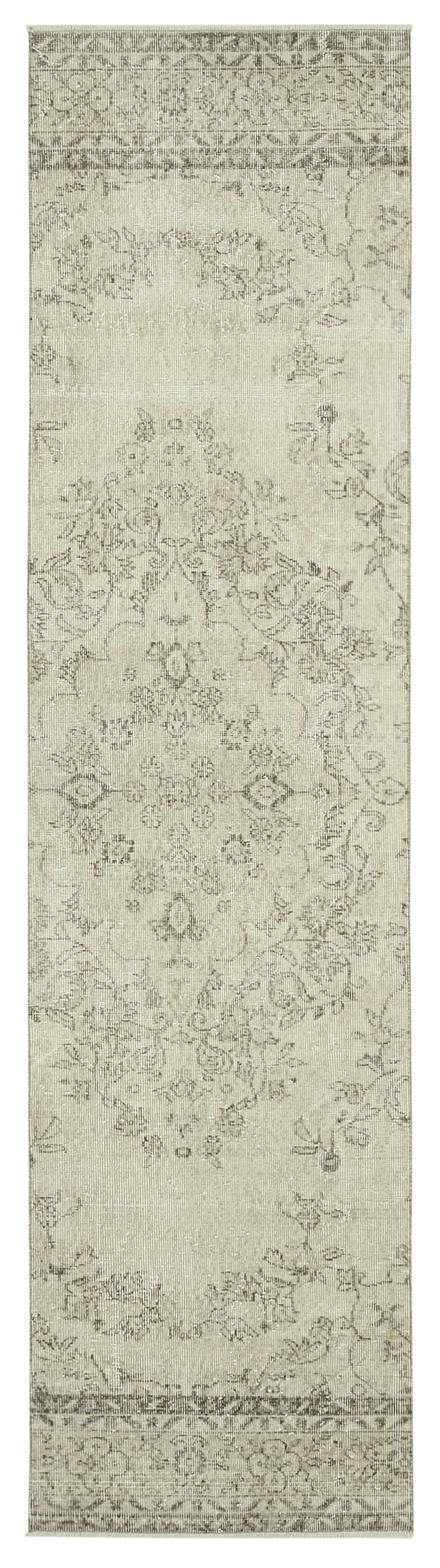 3x10 Beige Overdyed Runner Rug - 38181