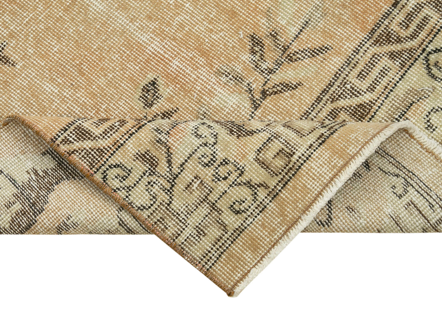 3x11 Beige Overdyed Runner Rug - 38189