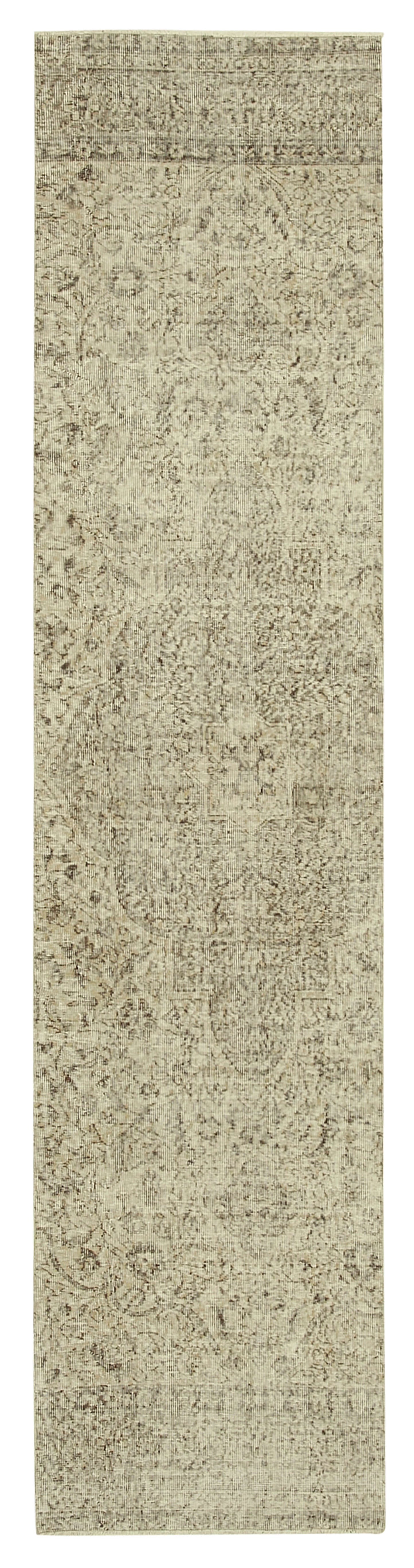 2x10 Beige Overdyed Runner Rug - 38209