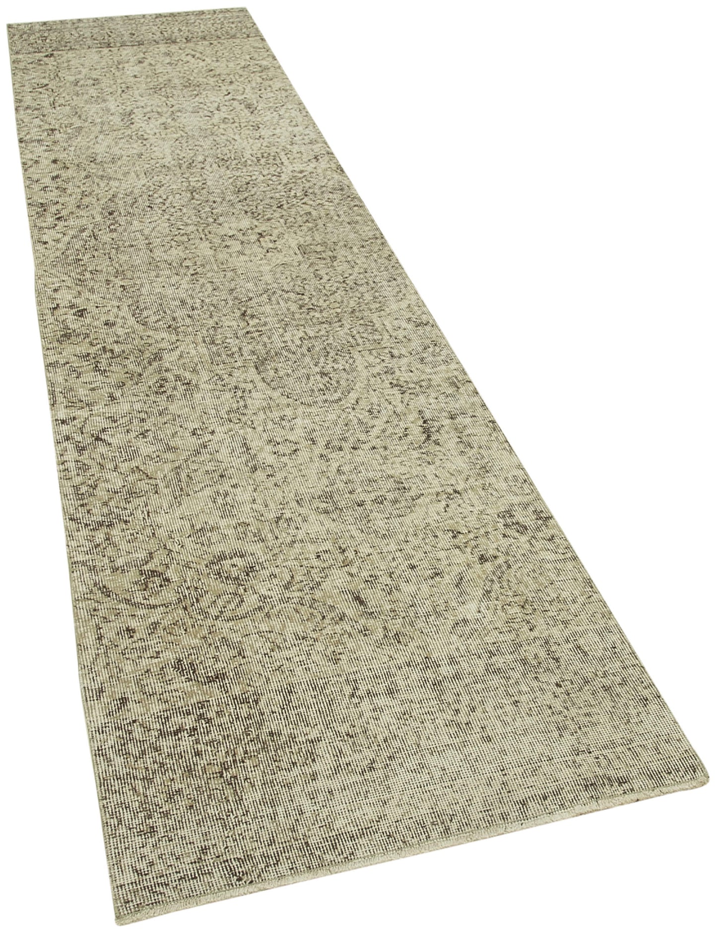 2x10 Beige Overdyed Runner Rug - 38209