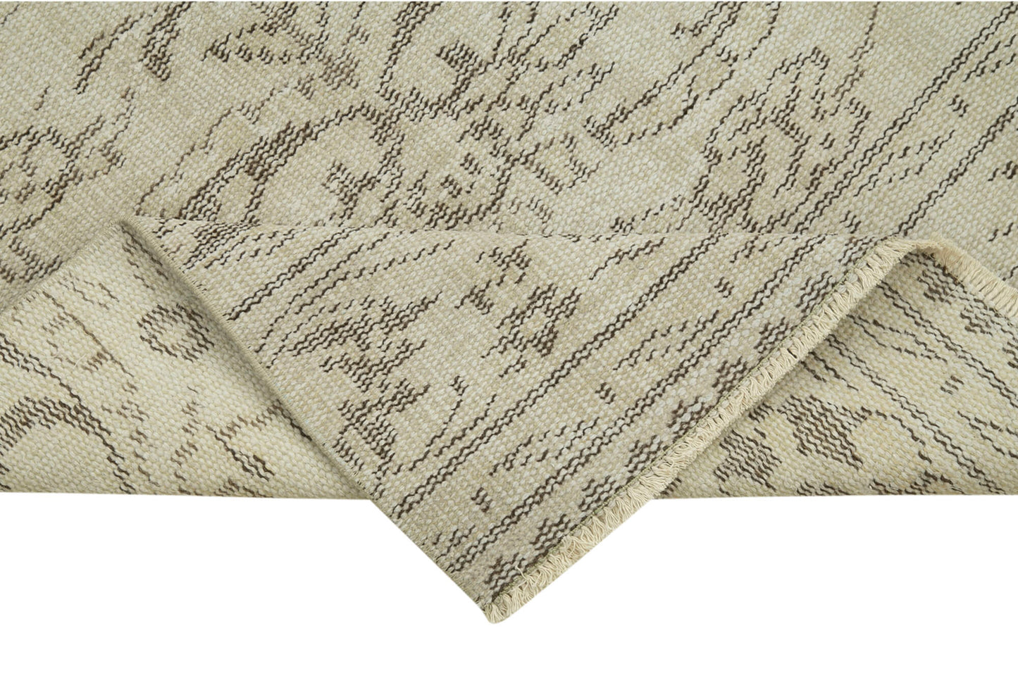 3x10 Beige Overdyed Runner Rug - 38251