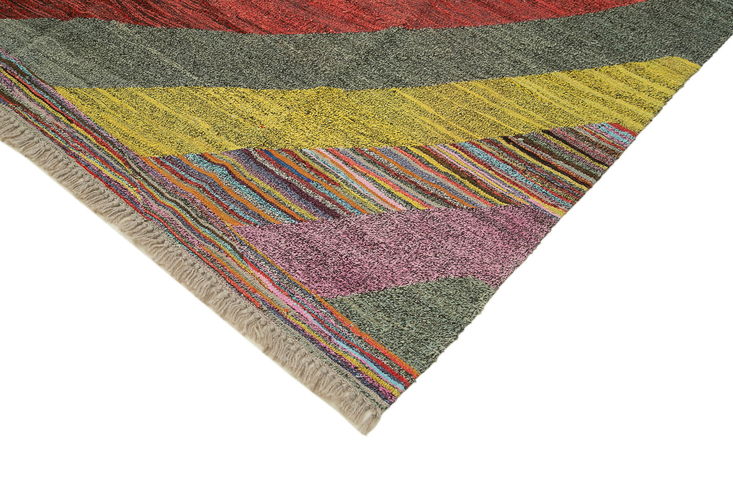 7x10 Multicolor Contemporary Area Rug - 38269