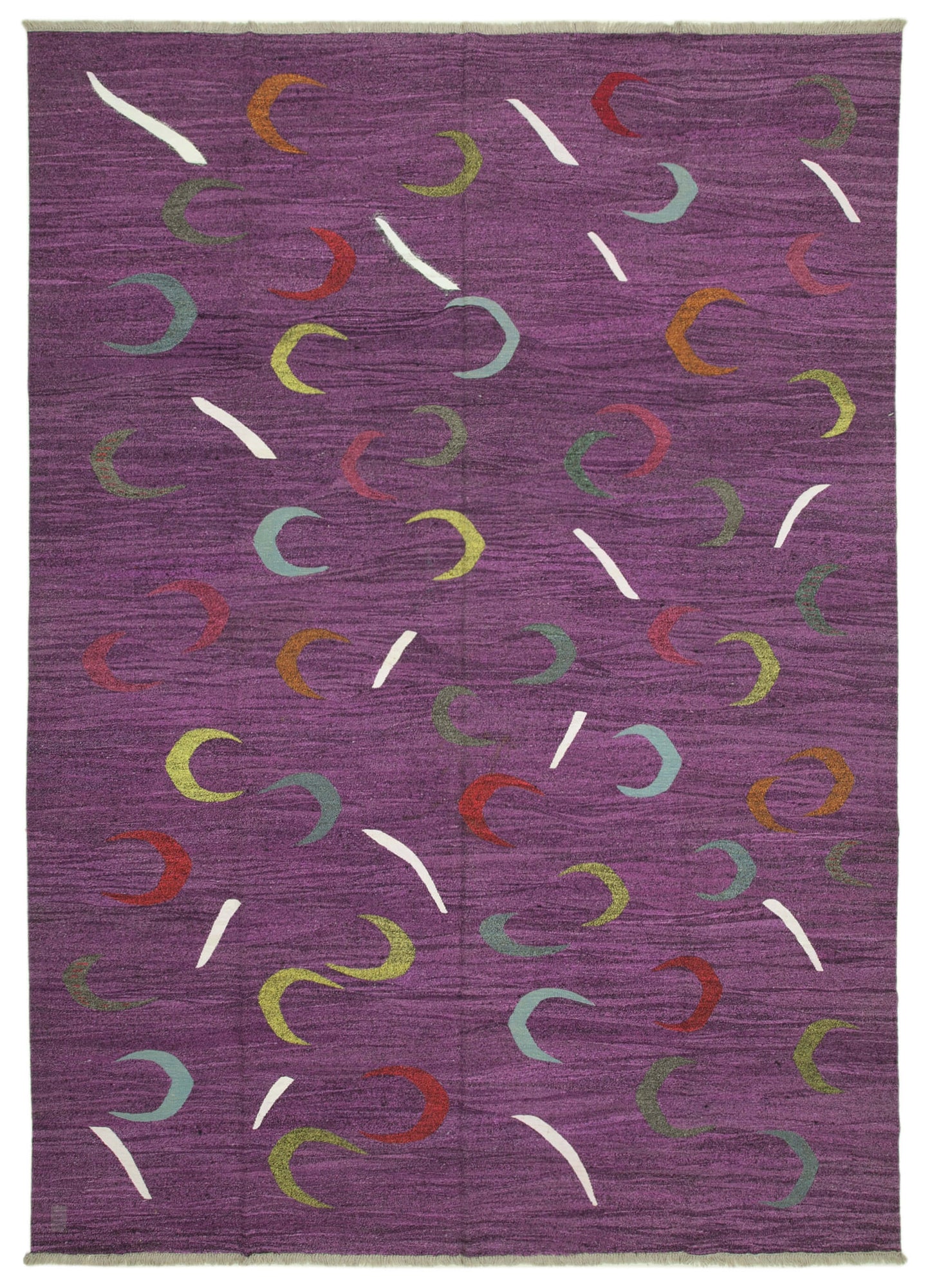 10x14 Purple Contemporary Area Rug - 38272
