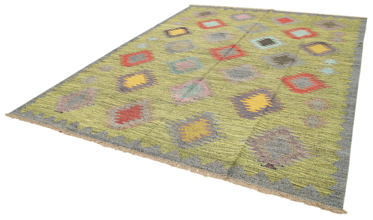 9x12 Multicolor Contemporary Area Rug - 38275