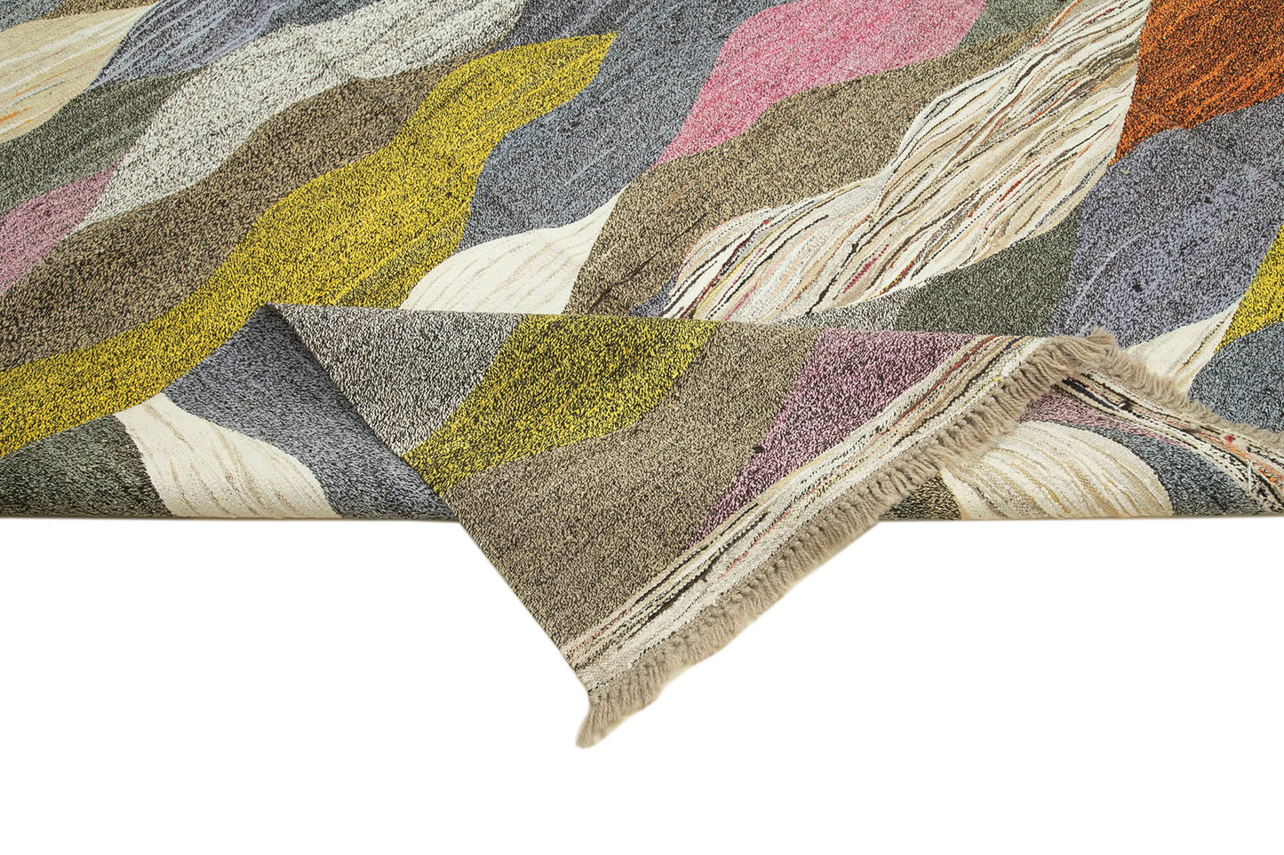 9x12 Multicolor Contemporary Area Rug - 38277