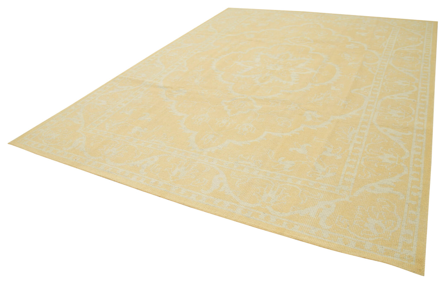 9x12 Yellow Oushak Rug - 38607