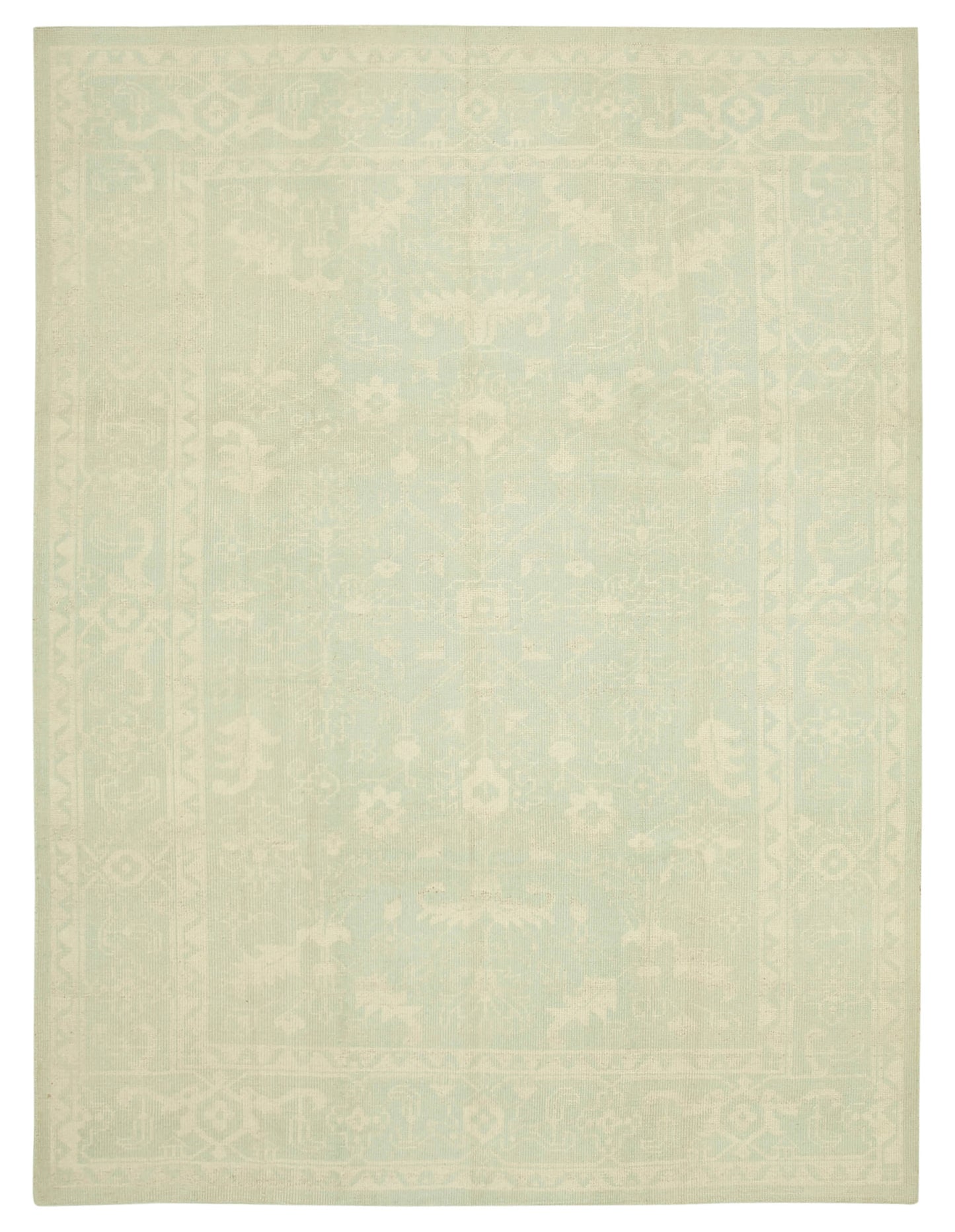 9x12 Beige Oushak Rug - 38623