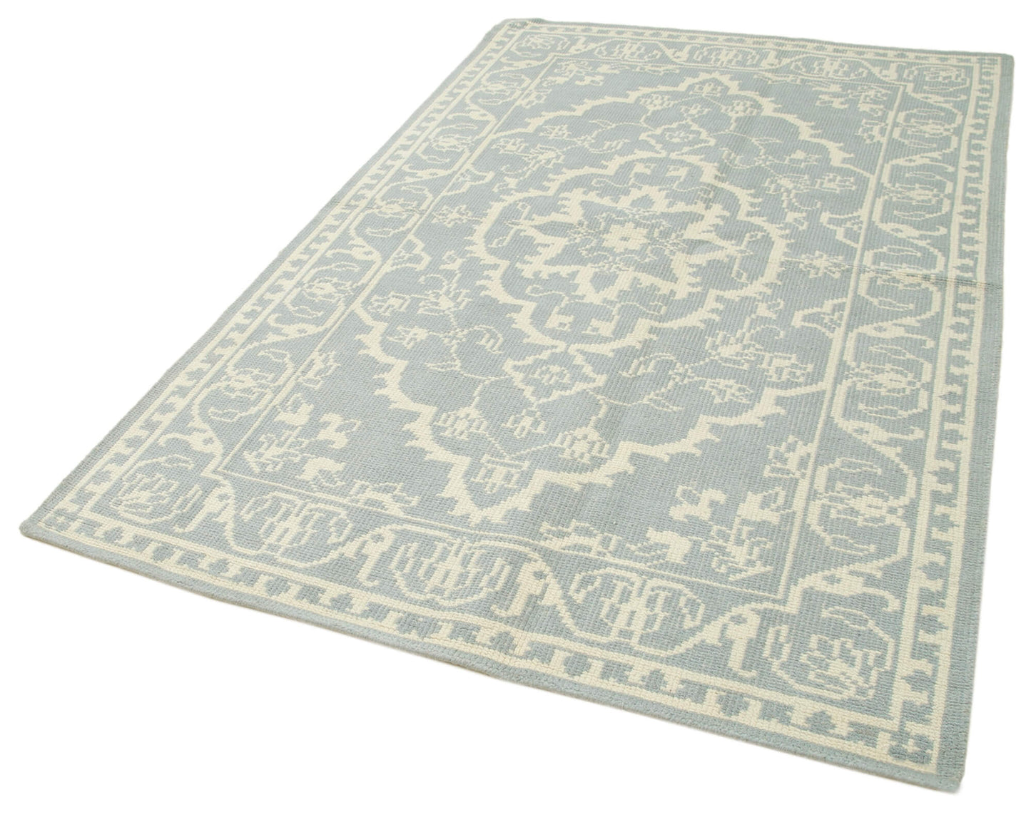 5x8 Beige Oushak Rug - 38633