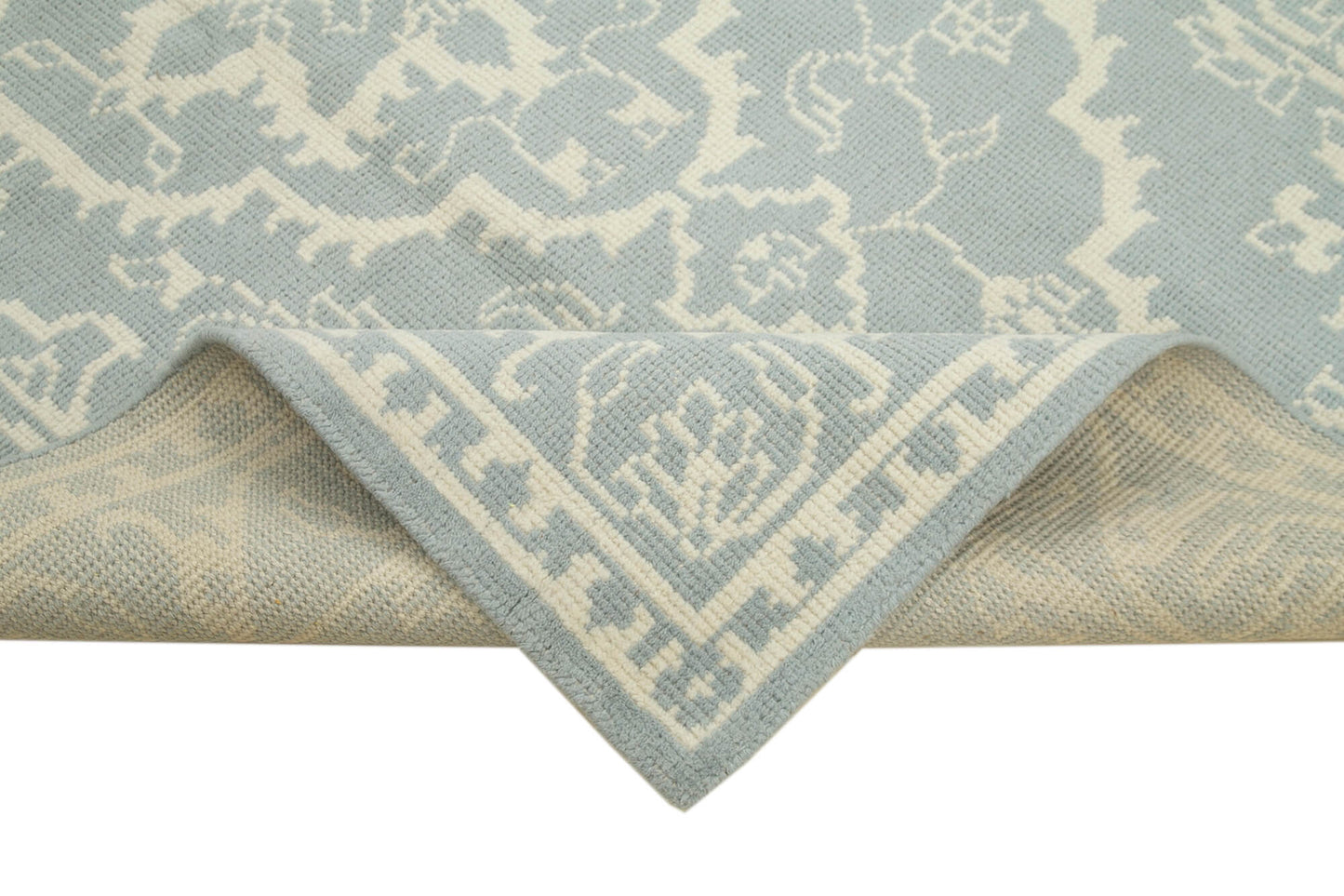 5x8 Beige Oushak Rug - 38633