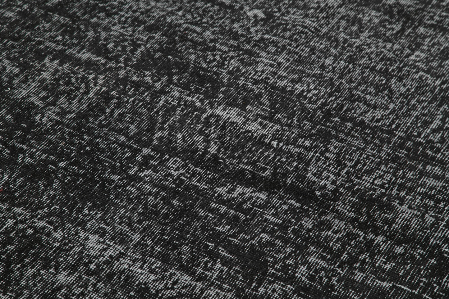 5x9 Black Overdyed Rug - 39360