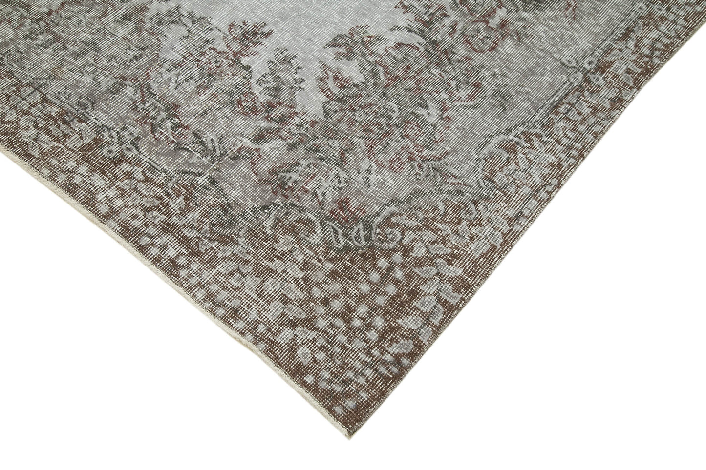 5x9 Grey Overdyed Rug - 39374