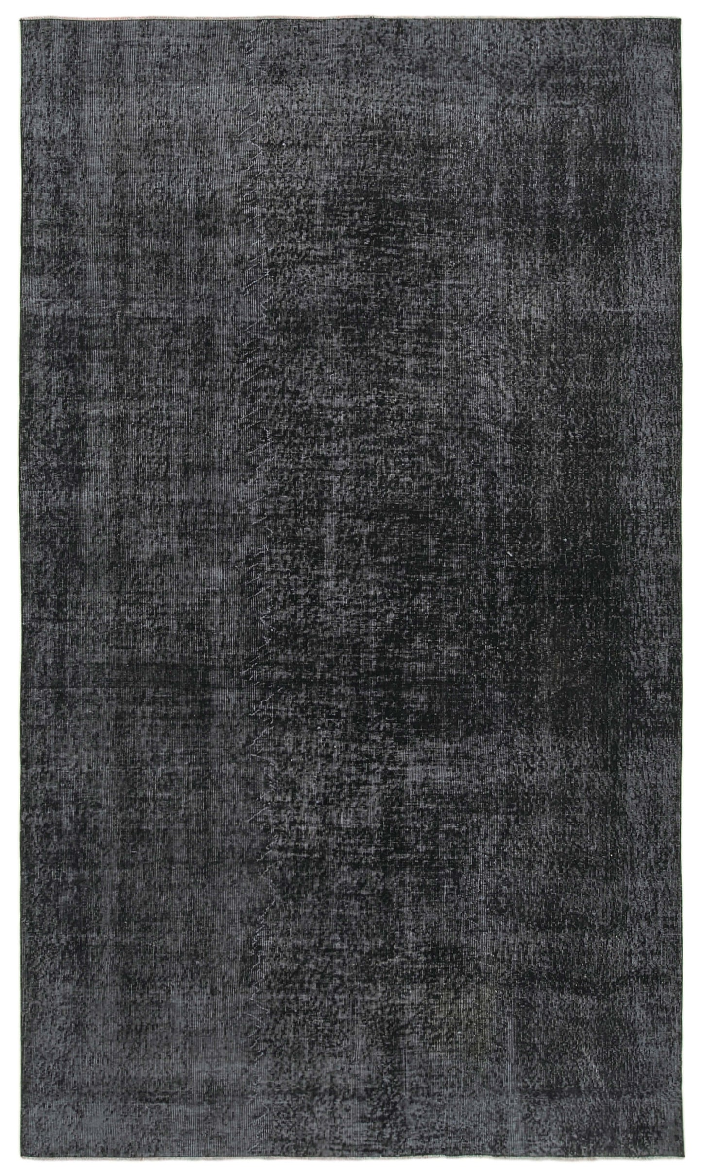 6x10 Black Overdyed Rug - 39392