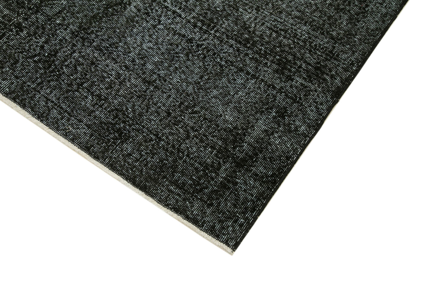 6x8 Black Overdyed Rug - 39400