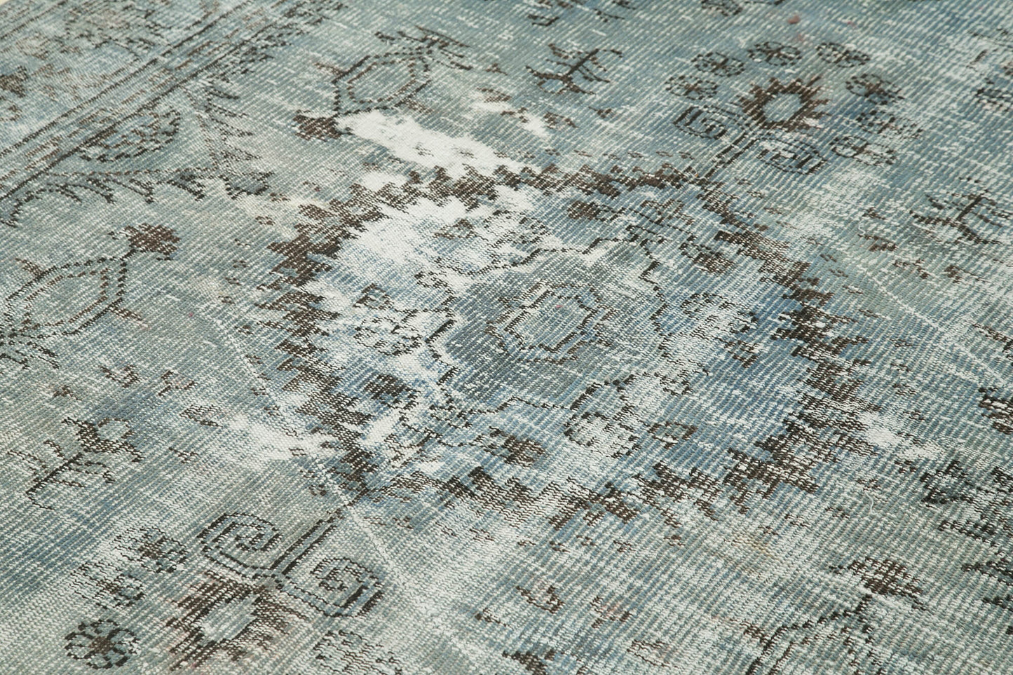 5x8 Blue Overdyed Rug - 39422