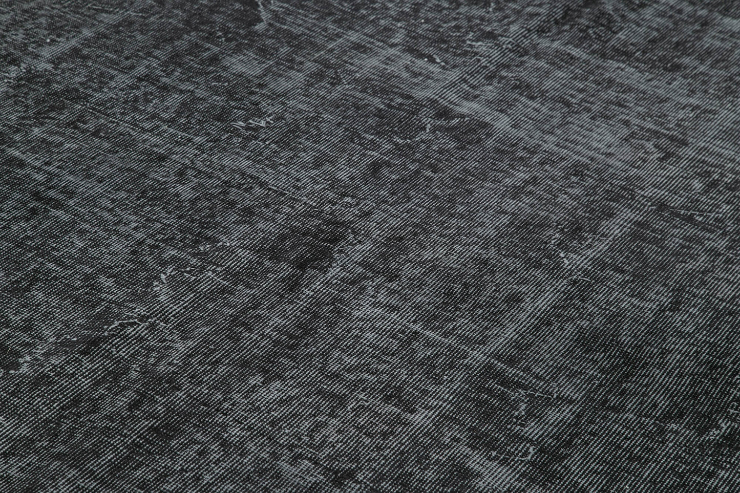 7x10 Black Overdyed Rug - 39423