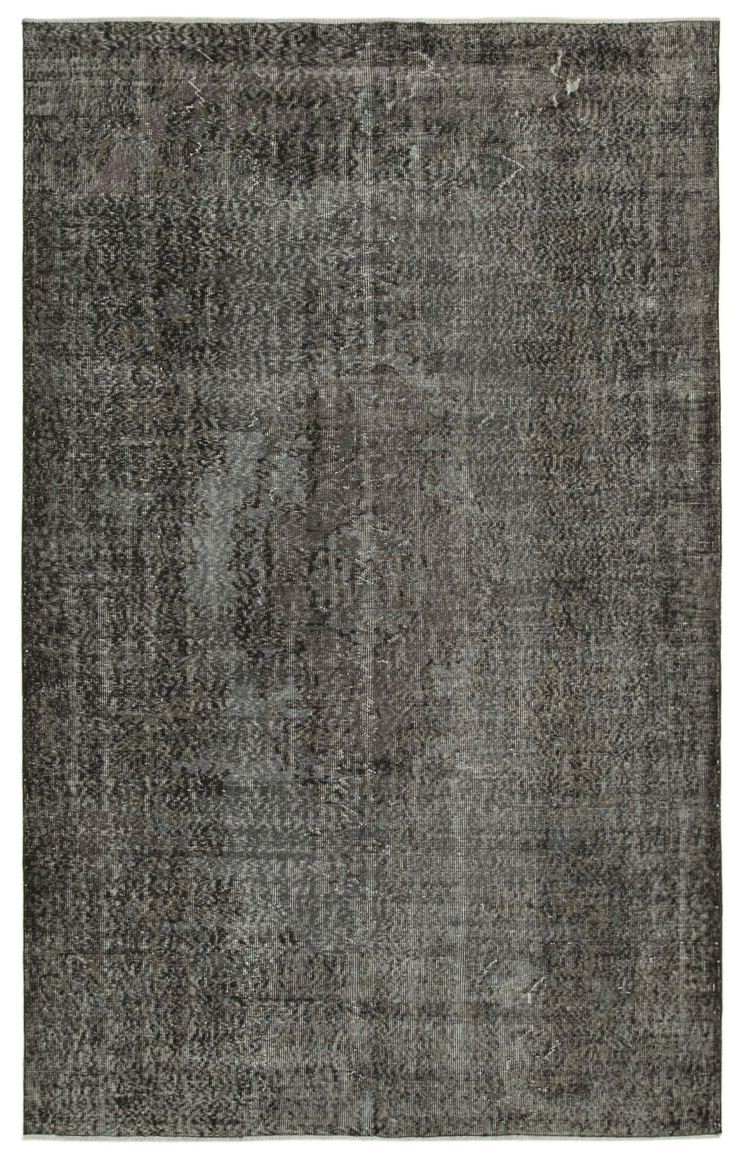 6x10 Black Overdyed Rug - 39454