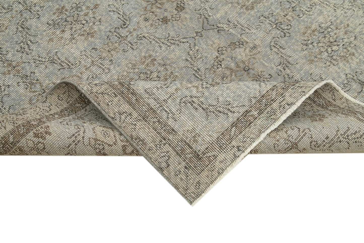 5x9 Grey Overdyed Rug - 39457